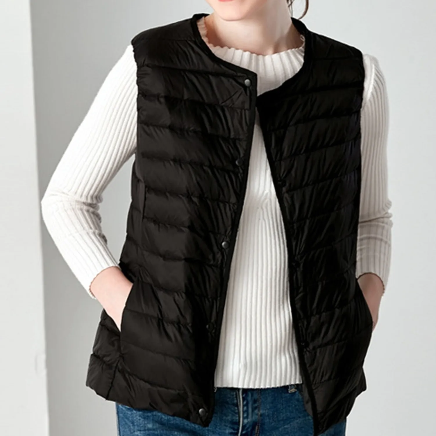 Women's Autumn/Winter Casual Warm Vest | Plus Size