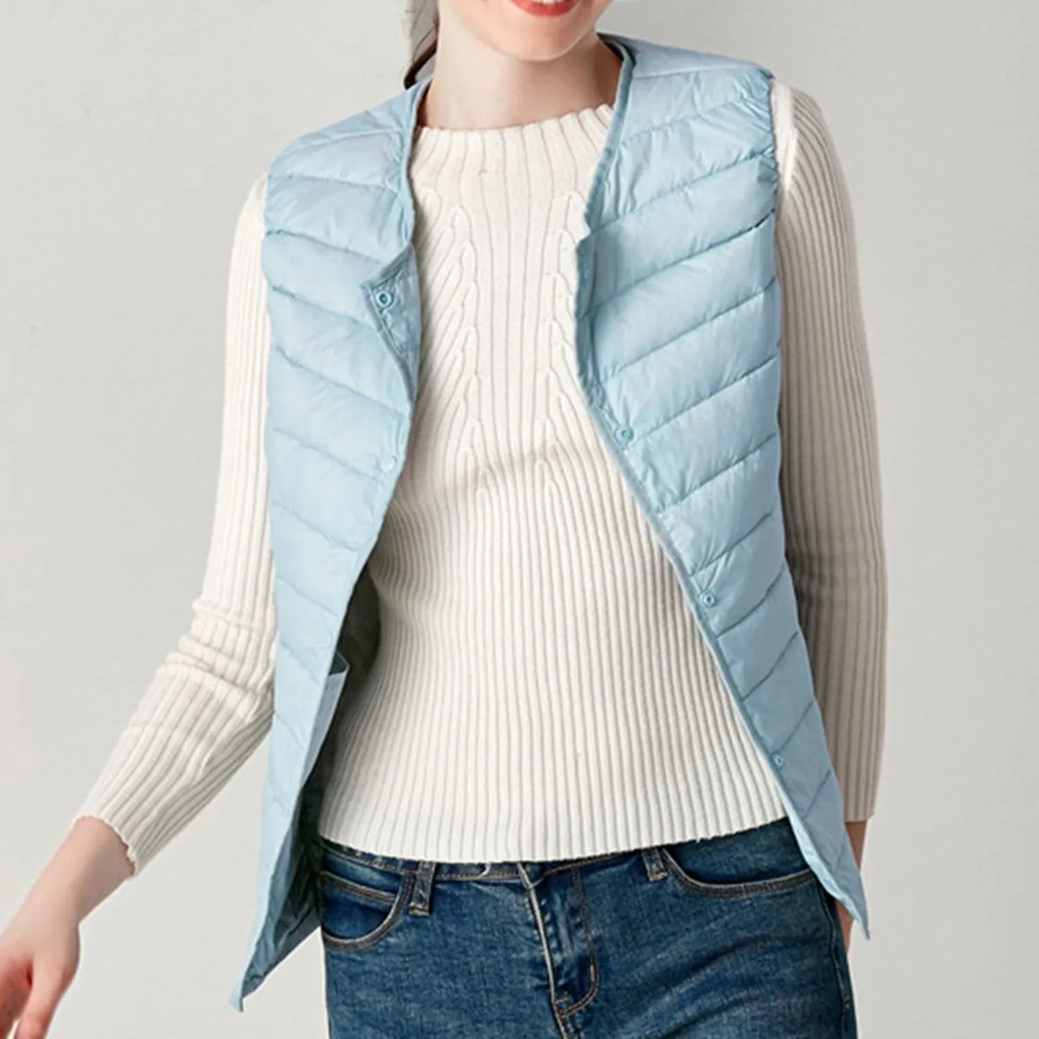 Women's Autumn/Winter Casual Warm Vest | Plus Size
