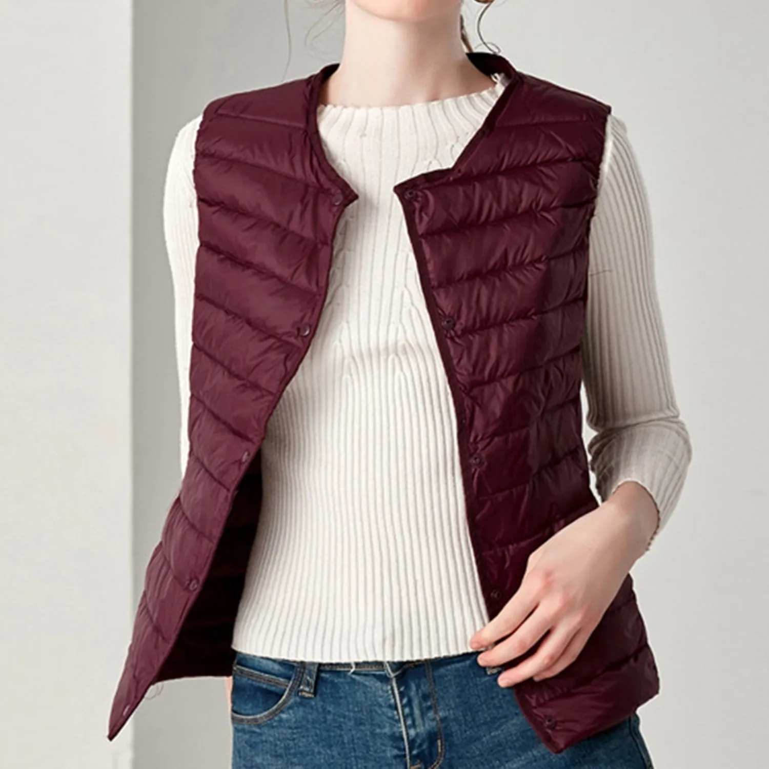 Women's Autumn/Winter Casual Warm Vest | Plus Size