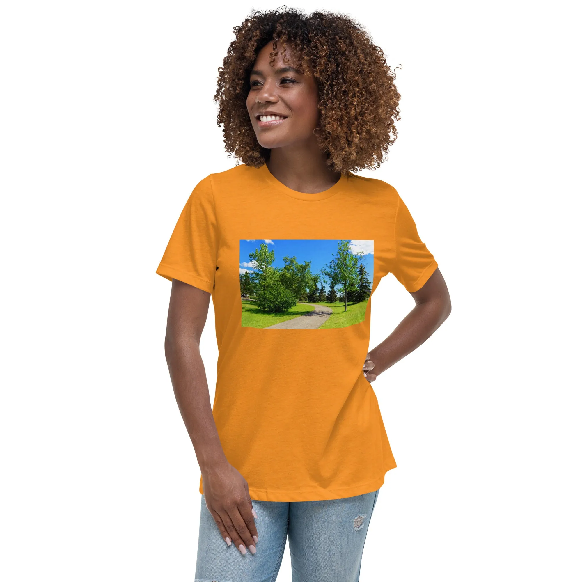 Women's Relaxed T-Shirt - Calgary in the Summer