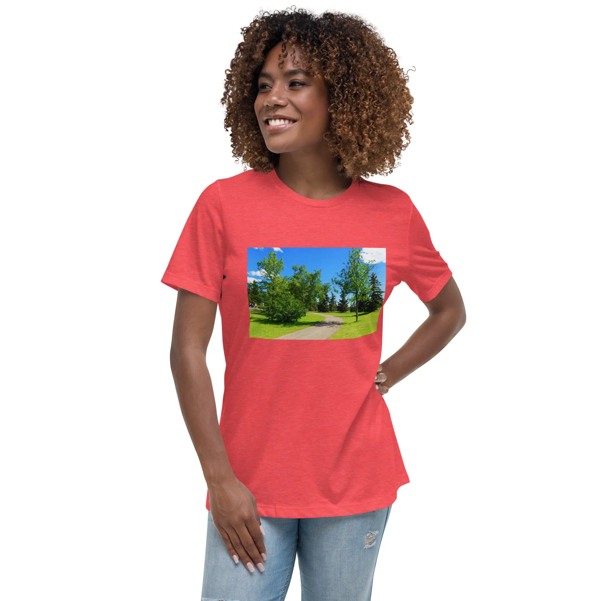 Women's Relaxed T-Shirt - Calgary in the Summer