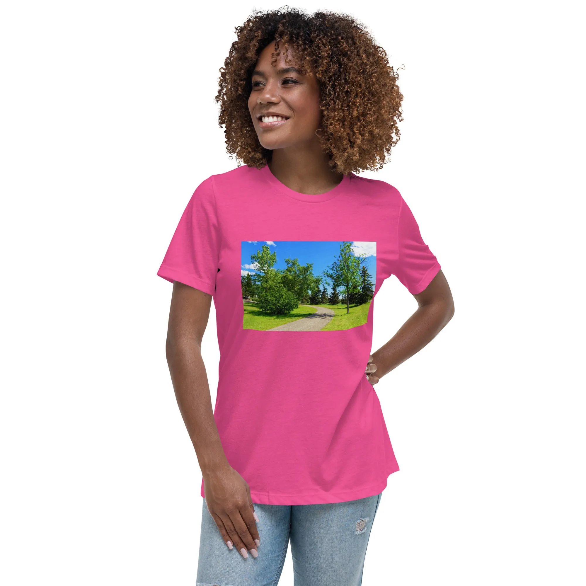 Women's Relaxed T-Shirt - Calgary in the Summer