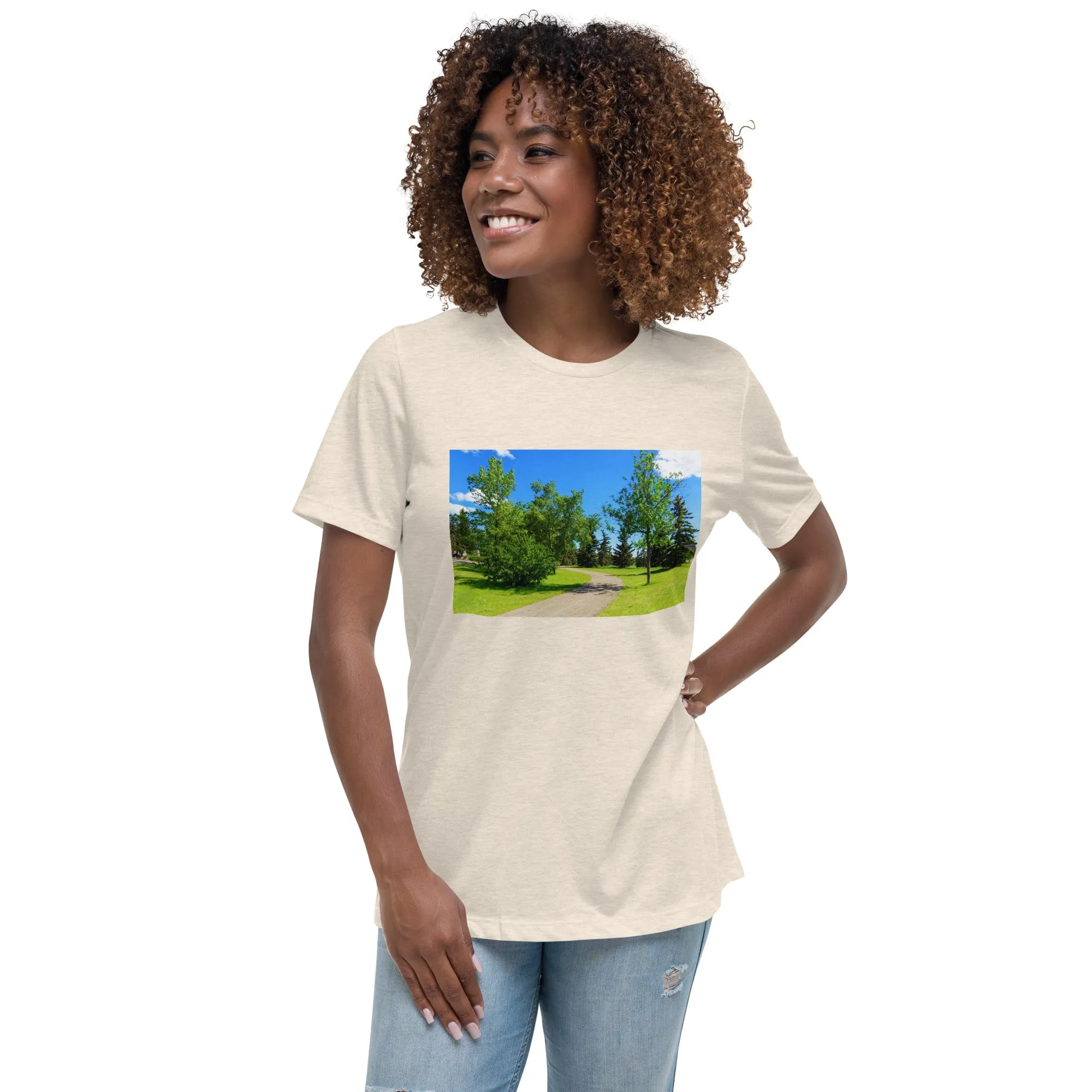 Women's Relaxed T-Shirt - Calgary in the Summer