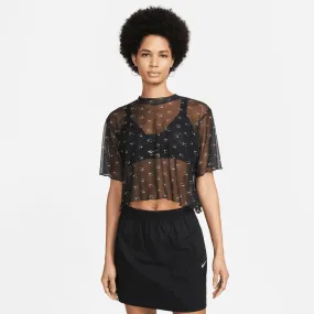 WOMEN'S SNIKE AIR MESH SHORT SLEEVE CROP