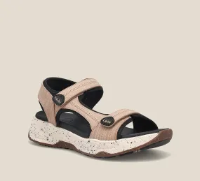 Women's Super Side Sandal - Natural Emboss