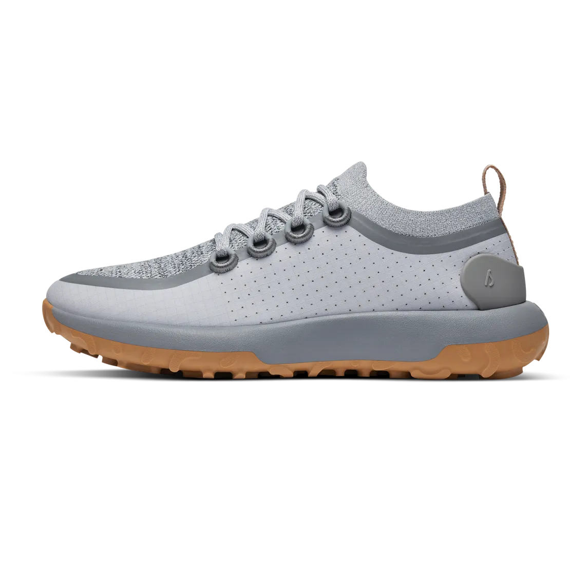 Women's Trail Runners - Medium Grey (Rugged Khaki Sole) - 1