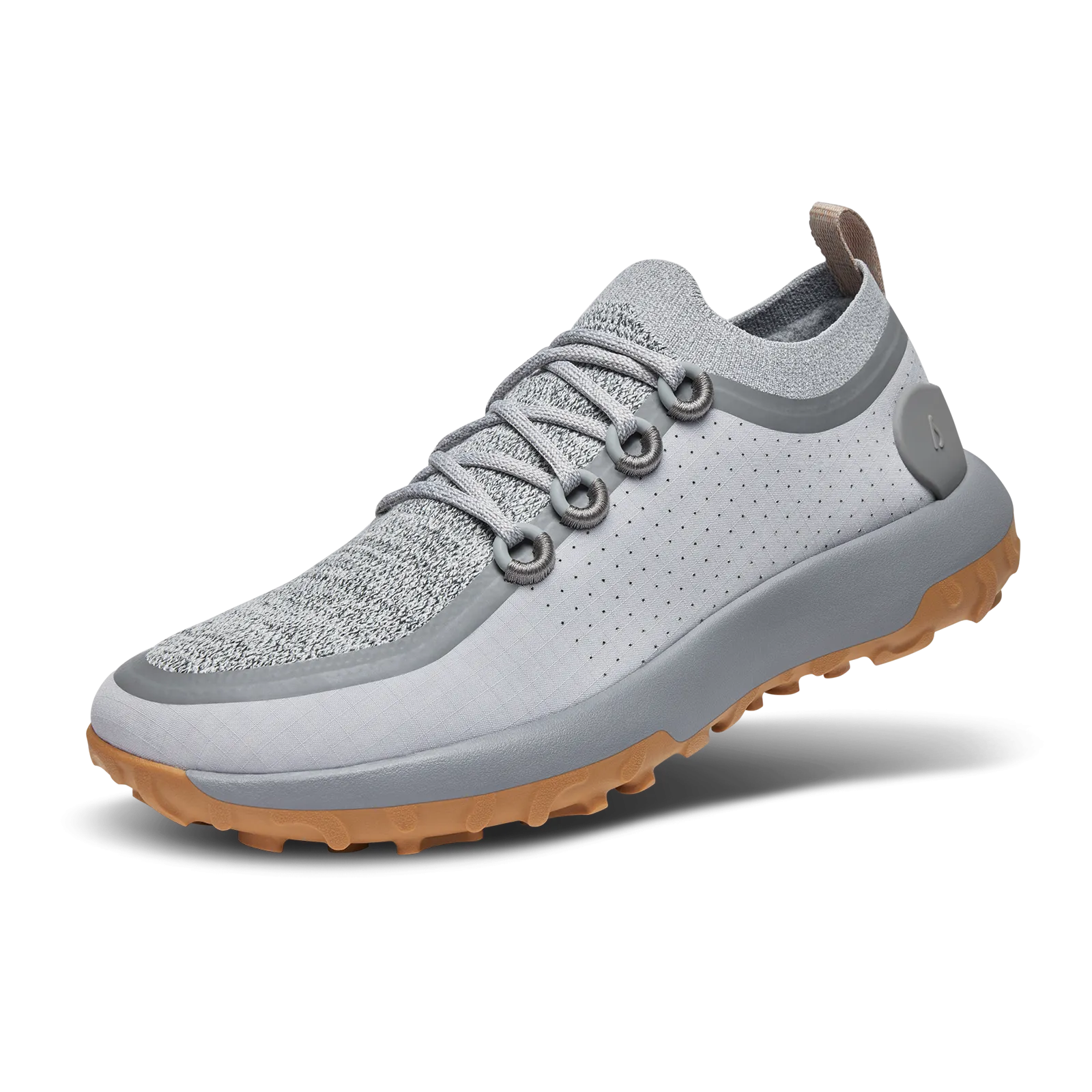 Women's Trail Runners - Medium Grey (Rugged Khaki Sole) - 1