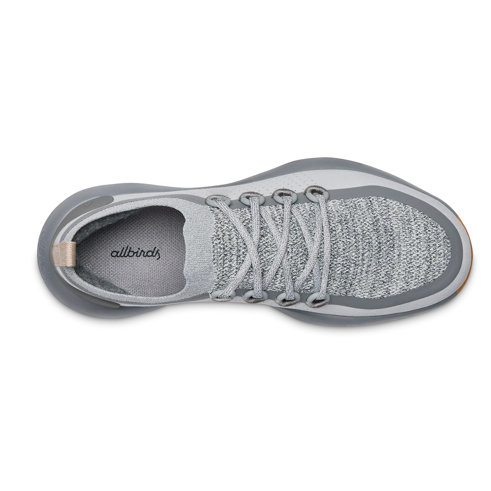 Women's Trail Runners - Medium Grey (Rugged Khaki Sole) - 1