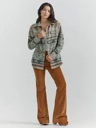 WRANGLER RETRO® BAILEY HIGH RISE CORDUROY TROUSER JEAN IN LACEY